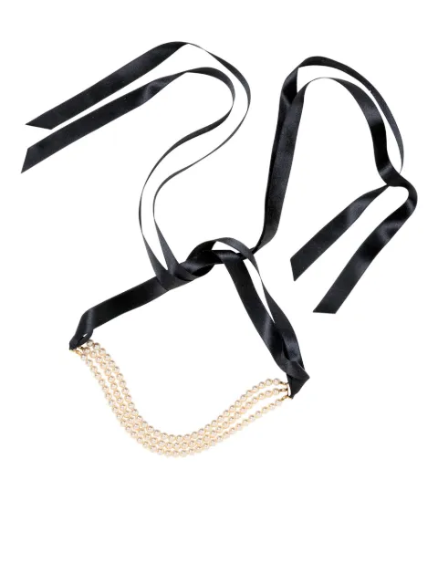 Jennifer Behr Blaire faux pear-embellished choker