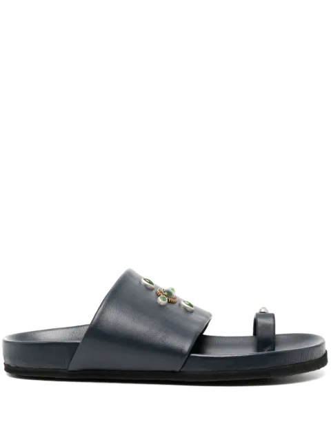 Madison.Maison sandalias Tyche Navy Toe Ring