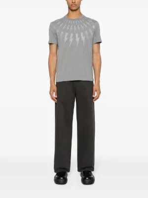 新品タグ付き♦ニールバレット/サンダーボルト Tシャツ♦定価￥48900-✦XL NEIL BARRETT（ニール・バレット）トップス Tシャツ - FARFETCH