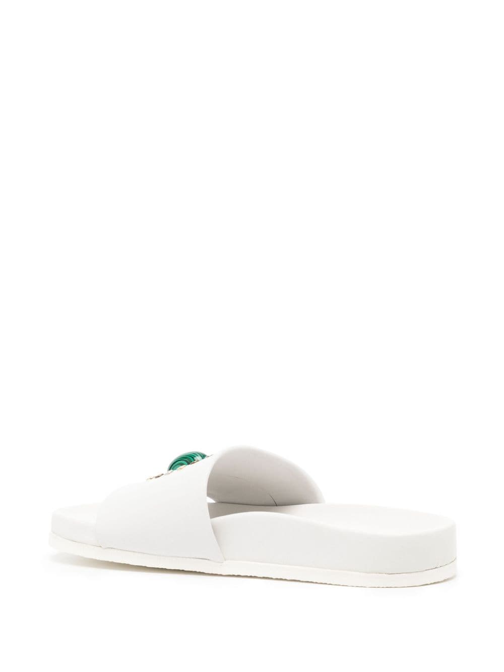 Shop Madison.maison Athena White Open Toe Sandal