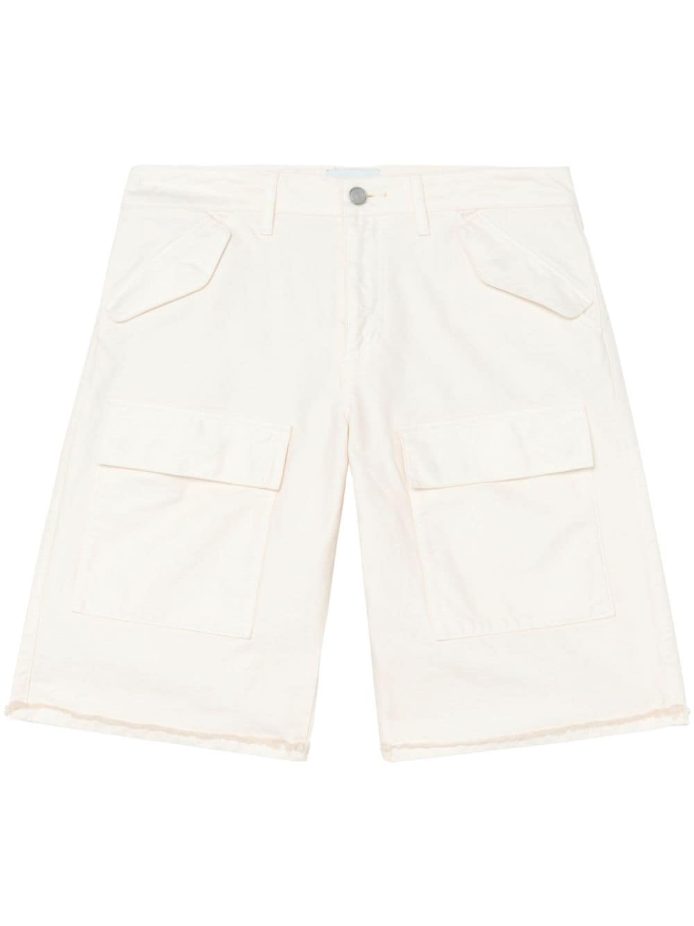 Utility cotton bermuda shorts