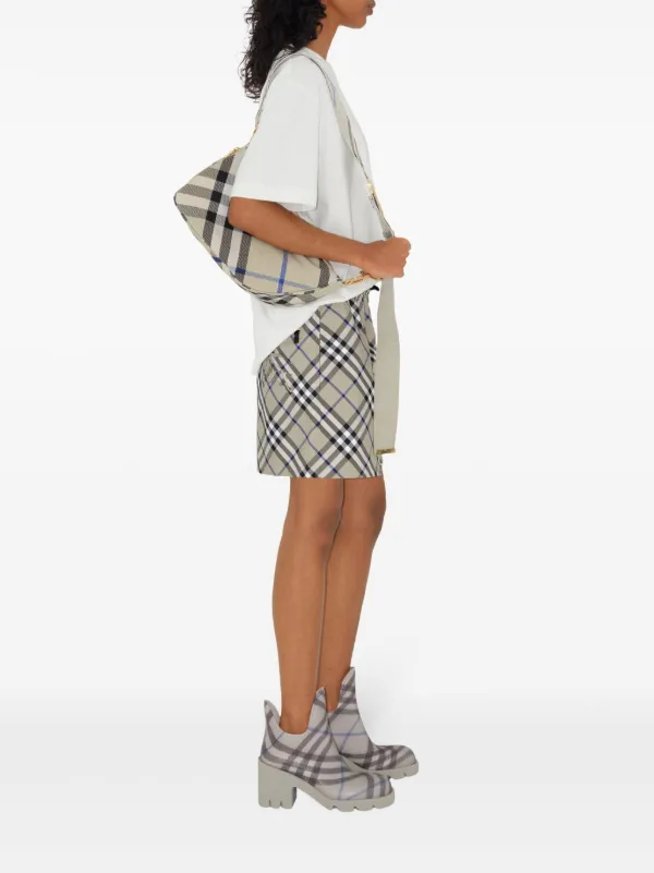 Checkered shoulder bag sale