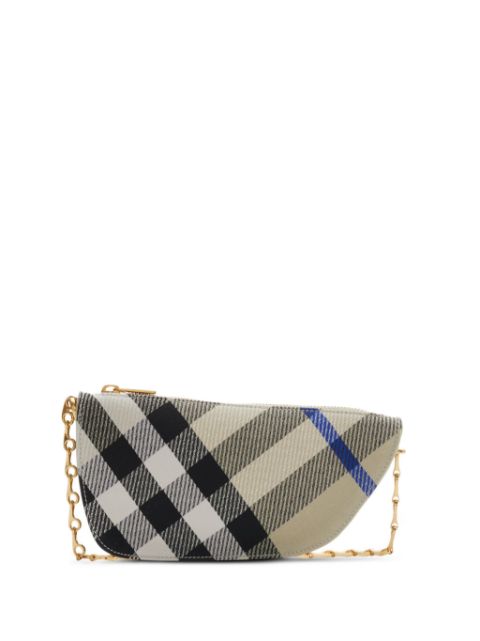 Burberry Shield check-pattern mini bag Women