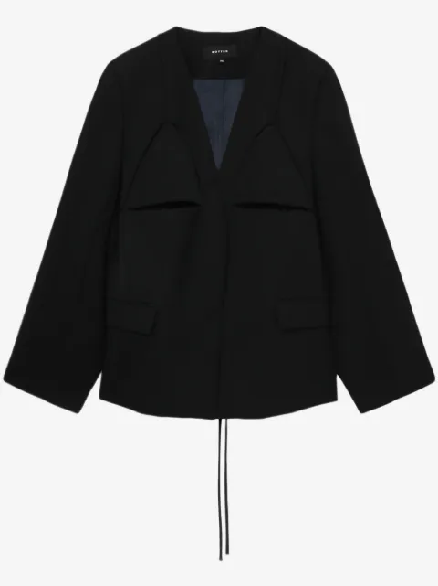 Botter blazer à découpes