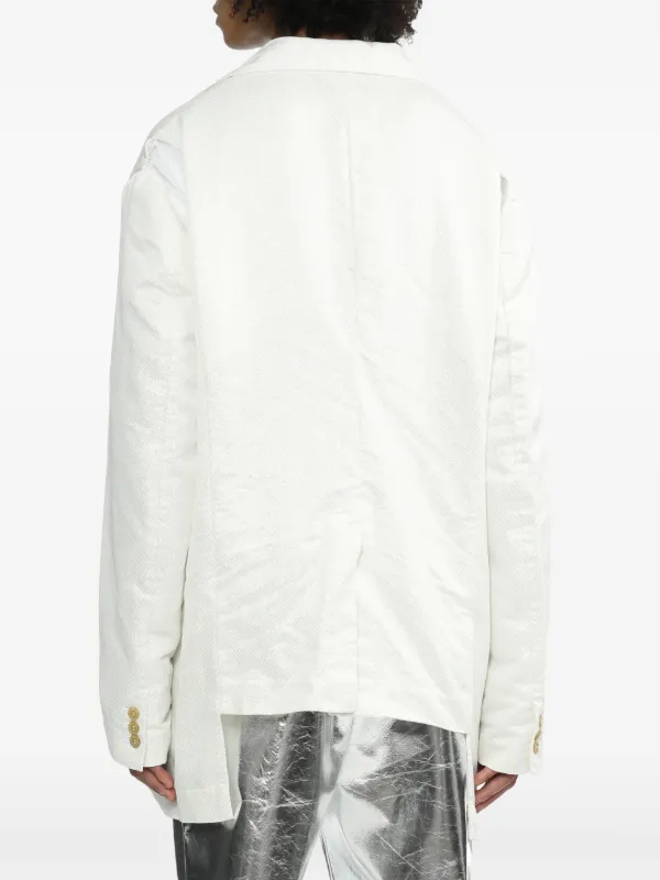 Black Comme Des Garçons シングルジャケット | ホワイト | FARFETCH JP