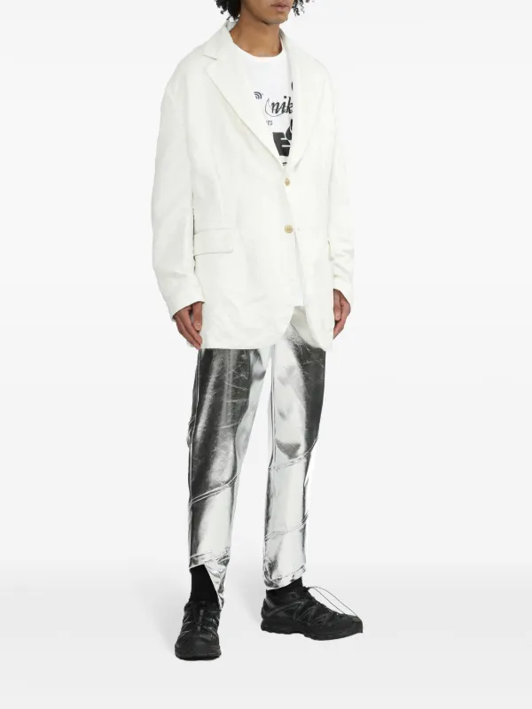 Black Comme Des Garçons シングルジャケット | ホワイト | FARFETCH JP