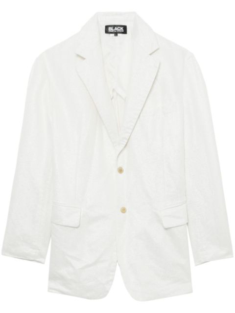 Black Comme Des Garcons asymmetric single-breasted blazer Men