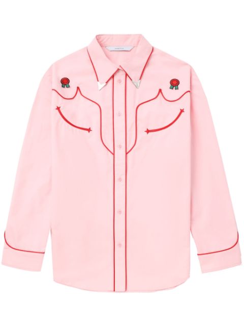 pushBUTTON camisa manga larga estilo western