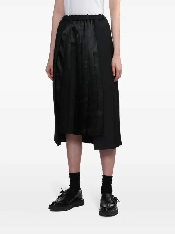 BLACK comme des garçonsプリーツスカート