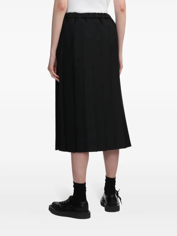 BLACK comme des garçonsプリーツスカート