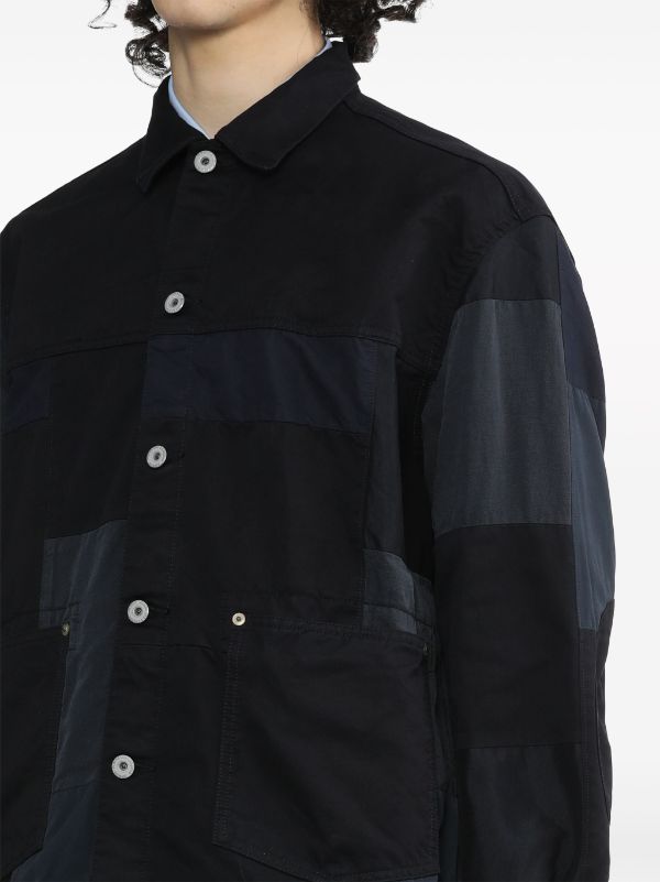 Comme Des Garçons Homme パッチワーク シャツジャケット - Farfetch