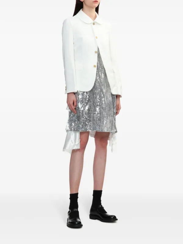 Black Comme Des Garçons シングルジャケット Black Comme Des Garçons ラウンドカラー シングルジャケット