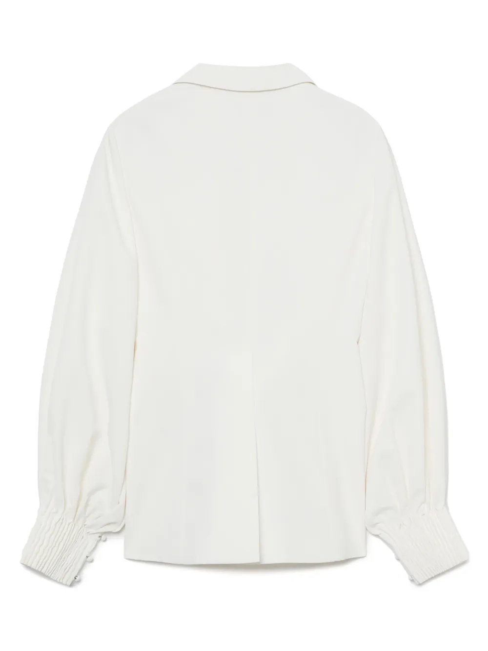Kimhekim single-button gathered-sleeve Jacket | White