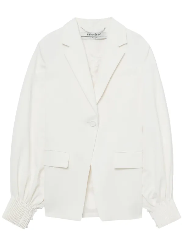 ☆GATHERE SLEEVE WOOL-BLEND JACKET/KIMHEKIM☆ 23534428_53728549_600.jpg