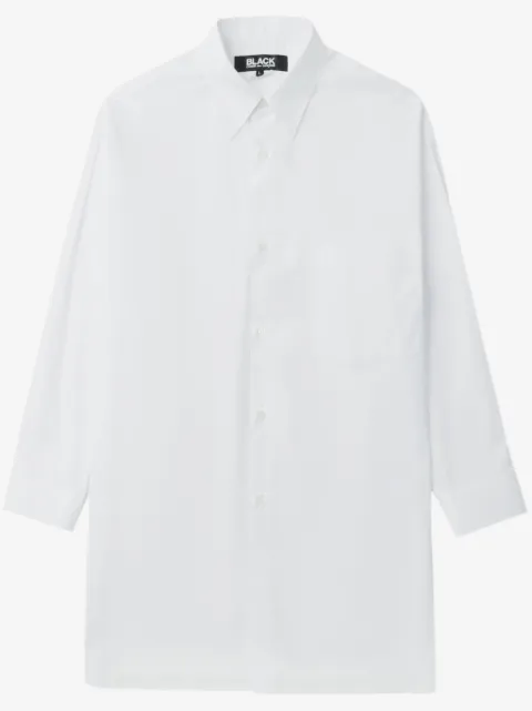 Black Comme Des Garçons chemise à épaules tombantes