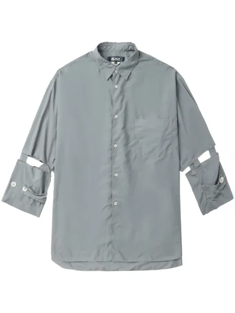 Black Comme Des Garcons cut-out wide-sleeve shirt Men