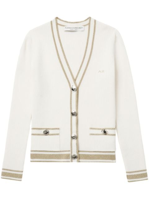 Alessandra Rich Cable-Knit Cardigan 
