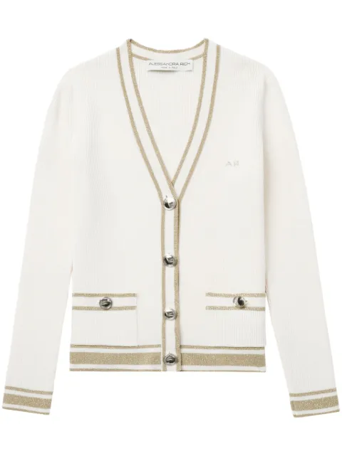 Alessandra Rich Cable-Knit Cardigan 