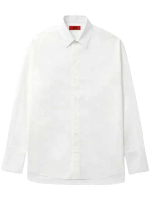 424 classic collar cotton shirt