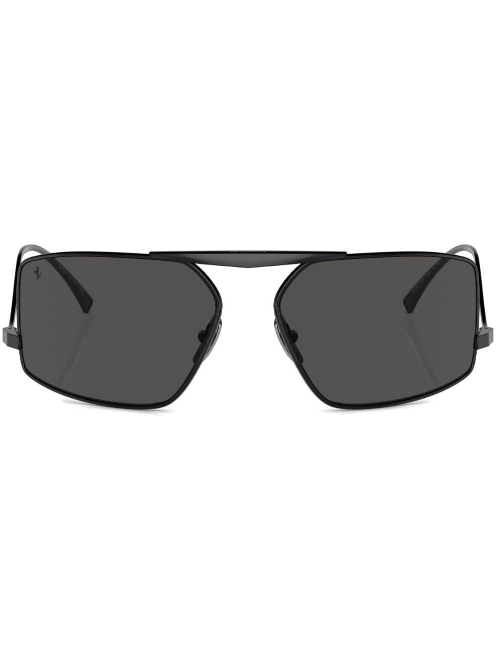 Ferrari Rectangle-frame Sunglasses In Black