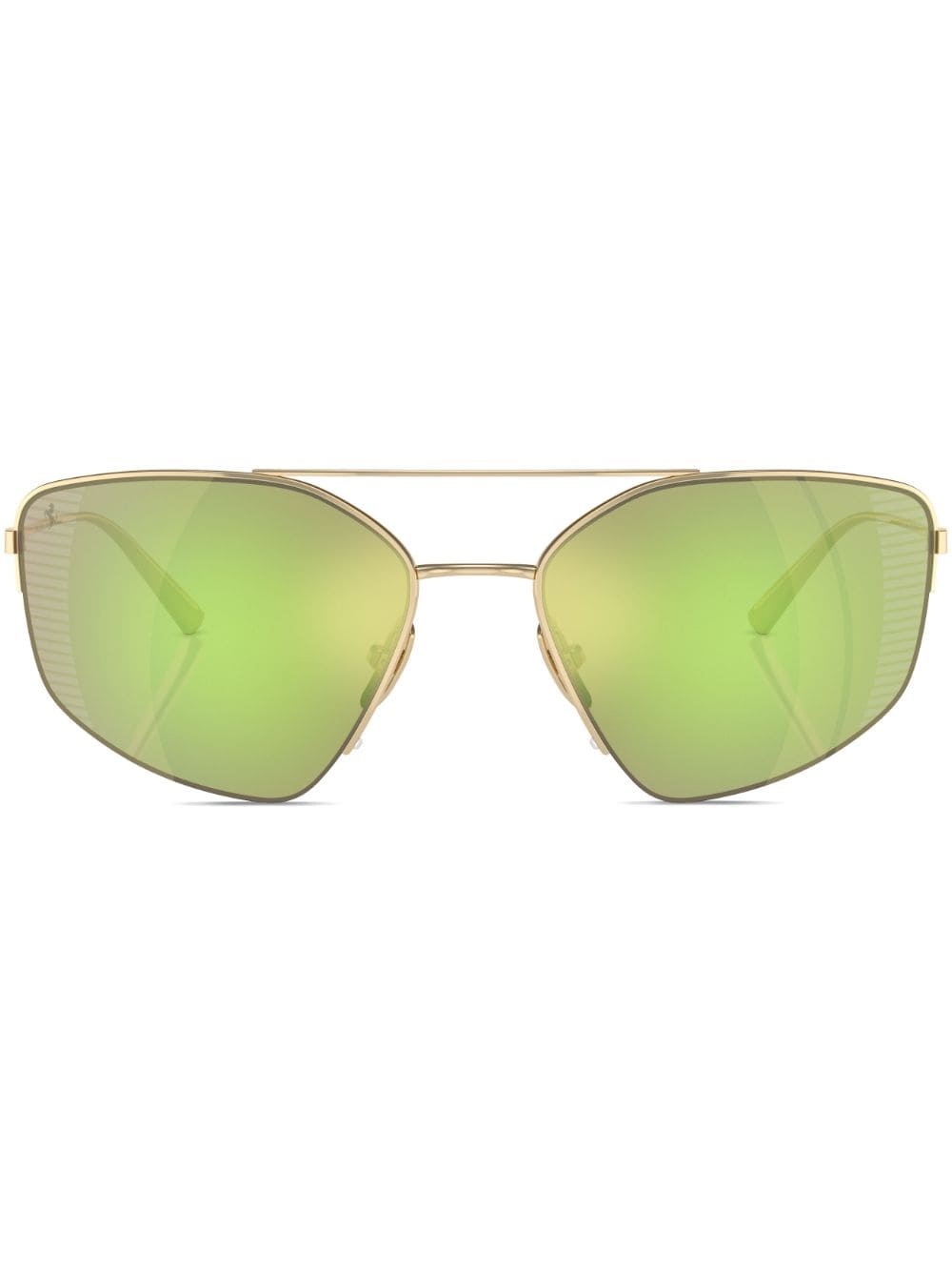 Ferrari Geometric-frame Sunglasses In Green