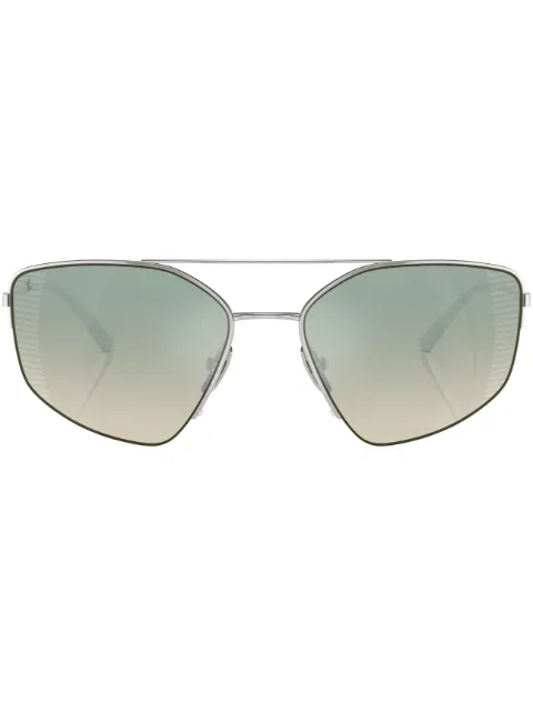 Ferrari glasögon med geometriska bågar