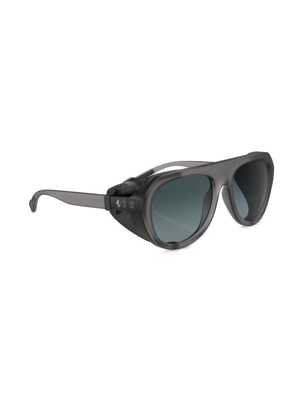 Shop Ferrari Matte Sunglasses In Grey