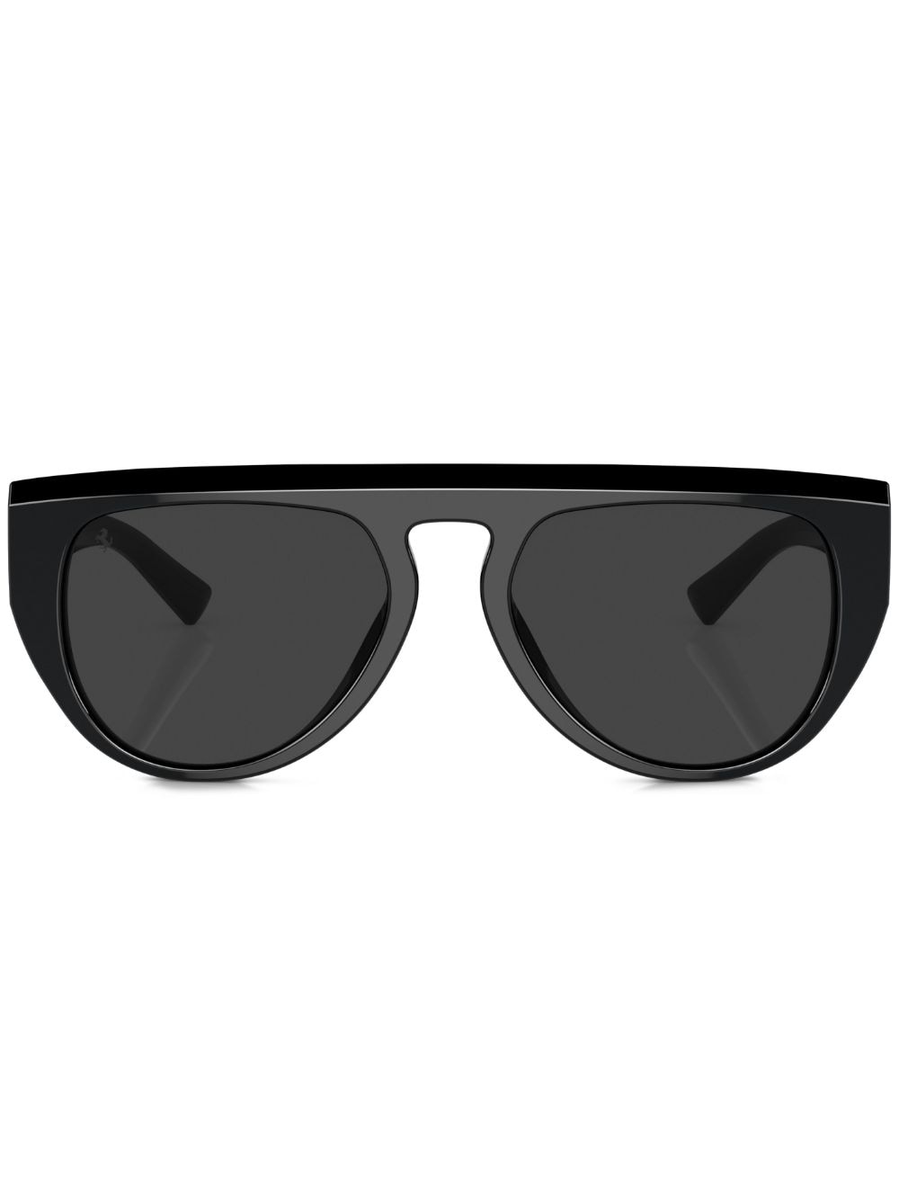 Ferrari Oval-frame Sunglasses In Black