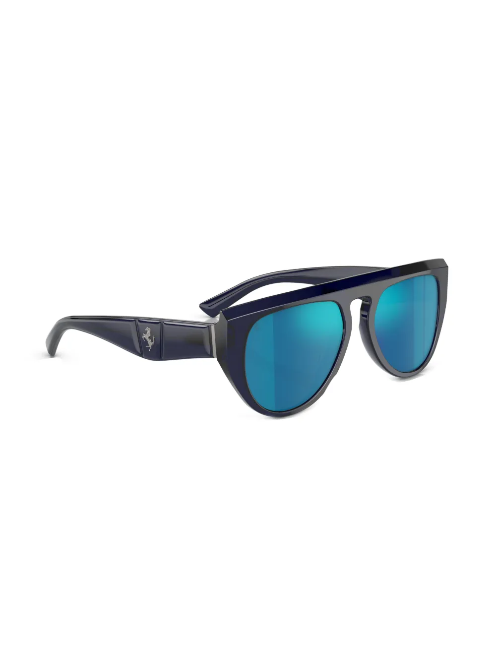 oval-frame sunglasses