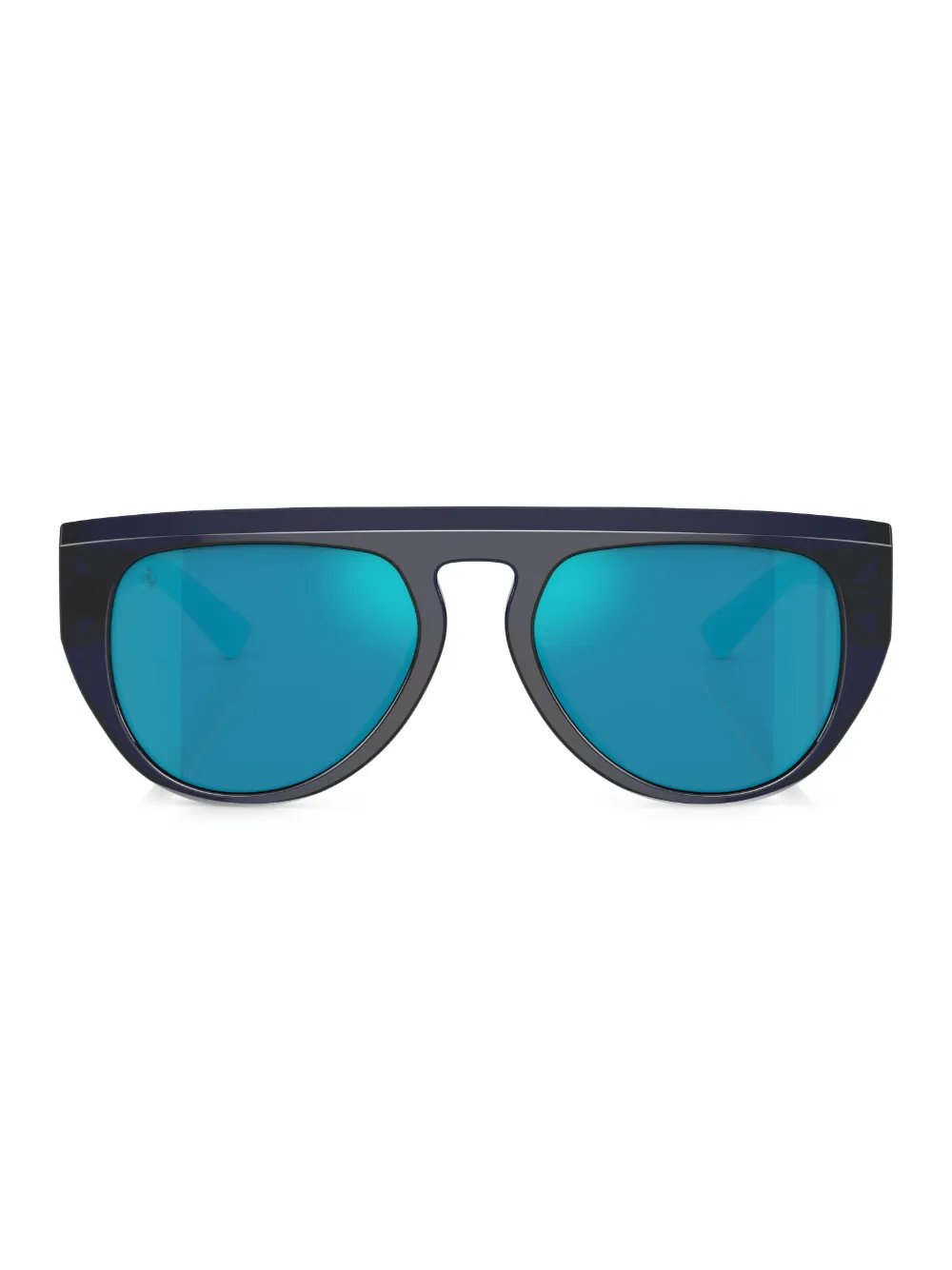 oval-frame sunglasses