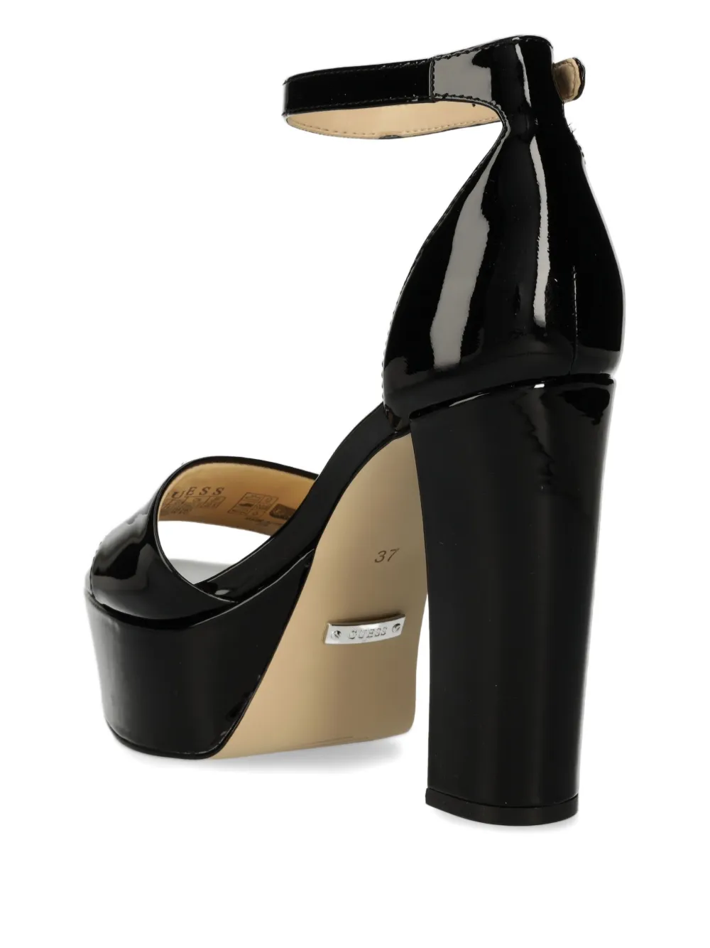 Guess Usa 120mm Leather Sandals In Multi