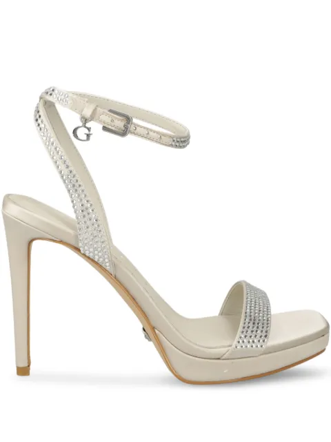 GUESS USA rhinestone strap sandals 