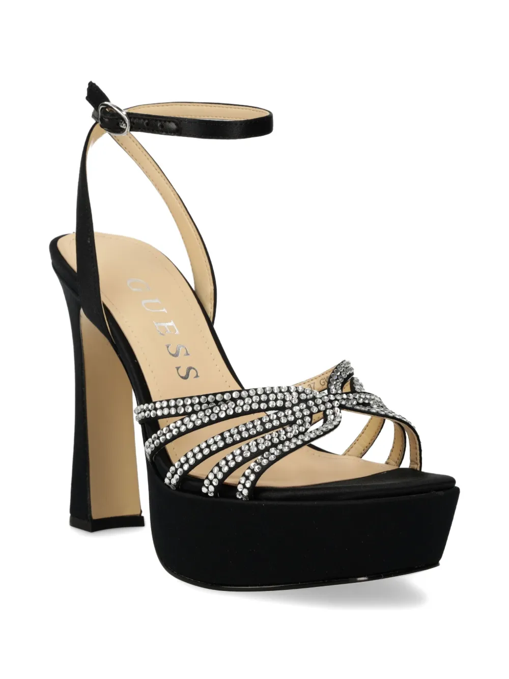 GUESS USA platform sandals - Zwart