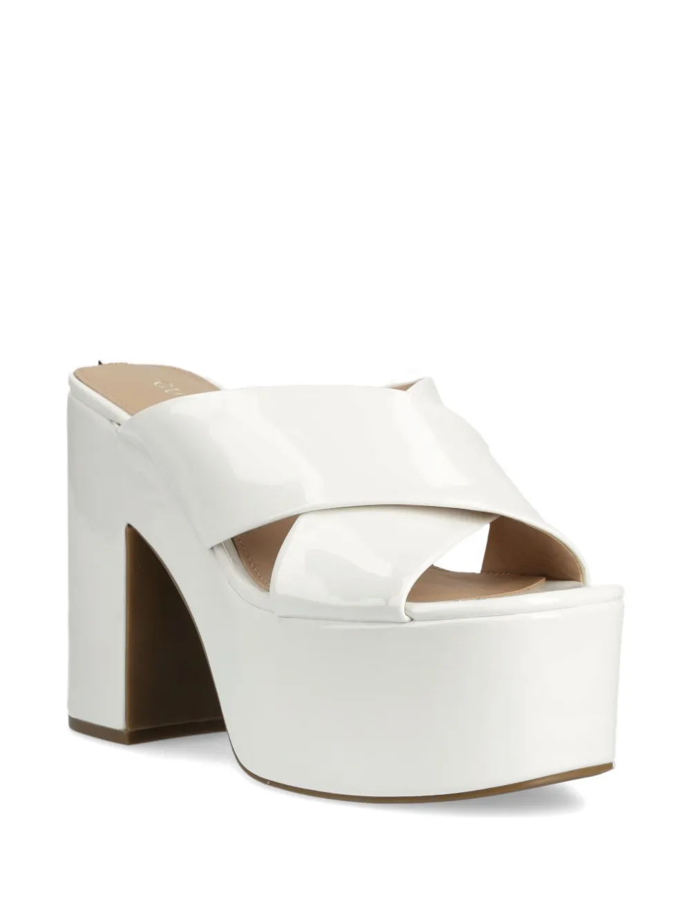 GUESS USA platform mules - Wit