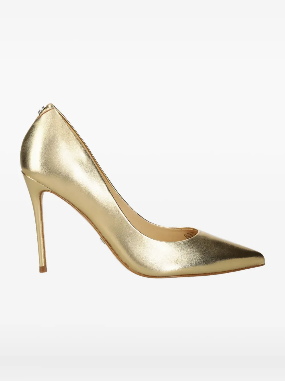 GUESS USA metallic leather pumps Gold