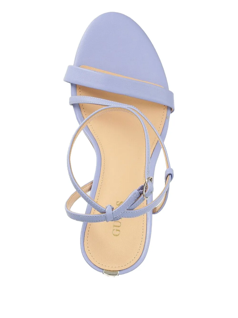 GUESS USA 110mm leather sandals Purple