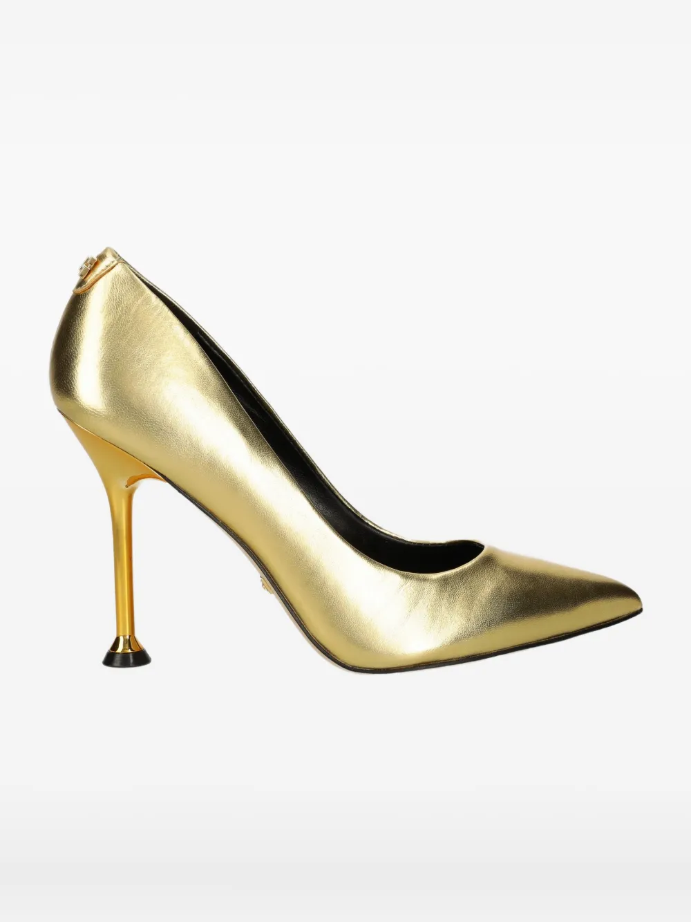 GUESS USA 100mm leather pumps Gold