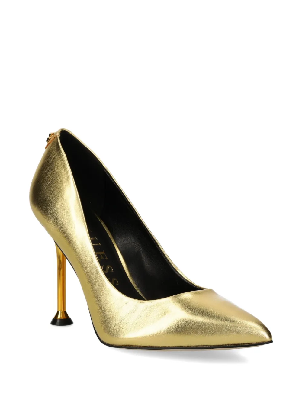 GUESS USA 100mm leather pumps Gold