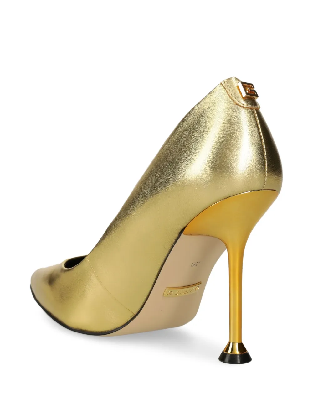 GUESS USA 100 mm leren pumps Goud