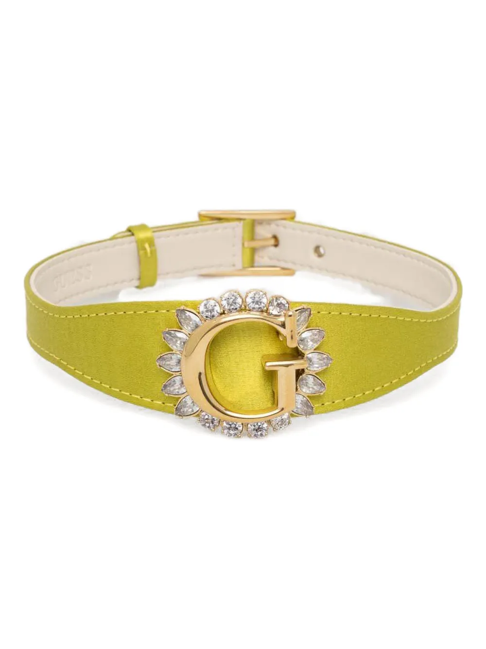 GUESS USA Collana con placca logo - Verde