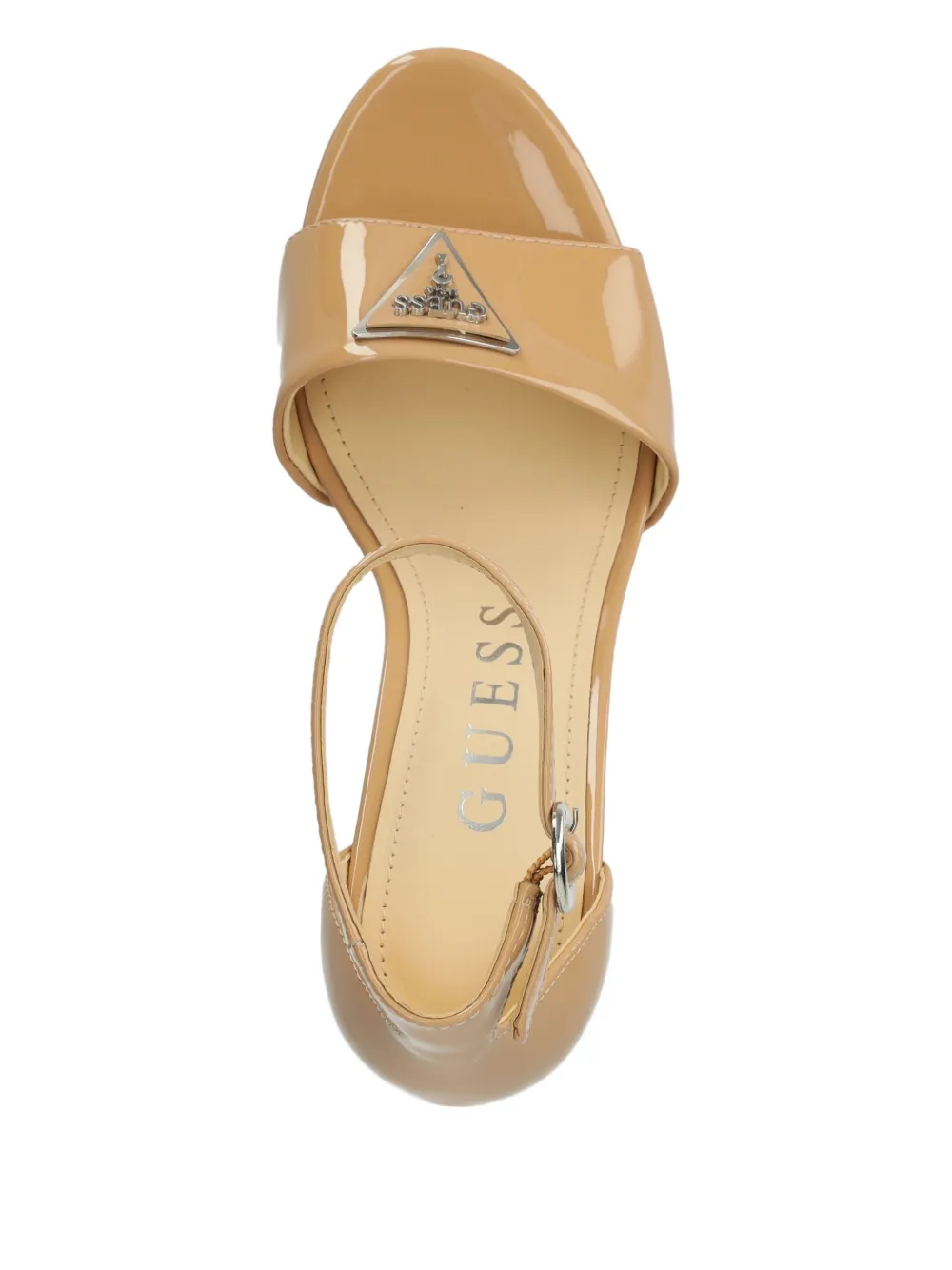 GUESS USA 120mm leather sandals Neutrals