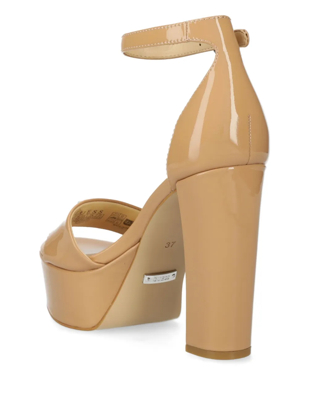 GUESS USA 120mm leather sandals Neutrals