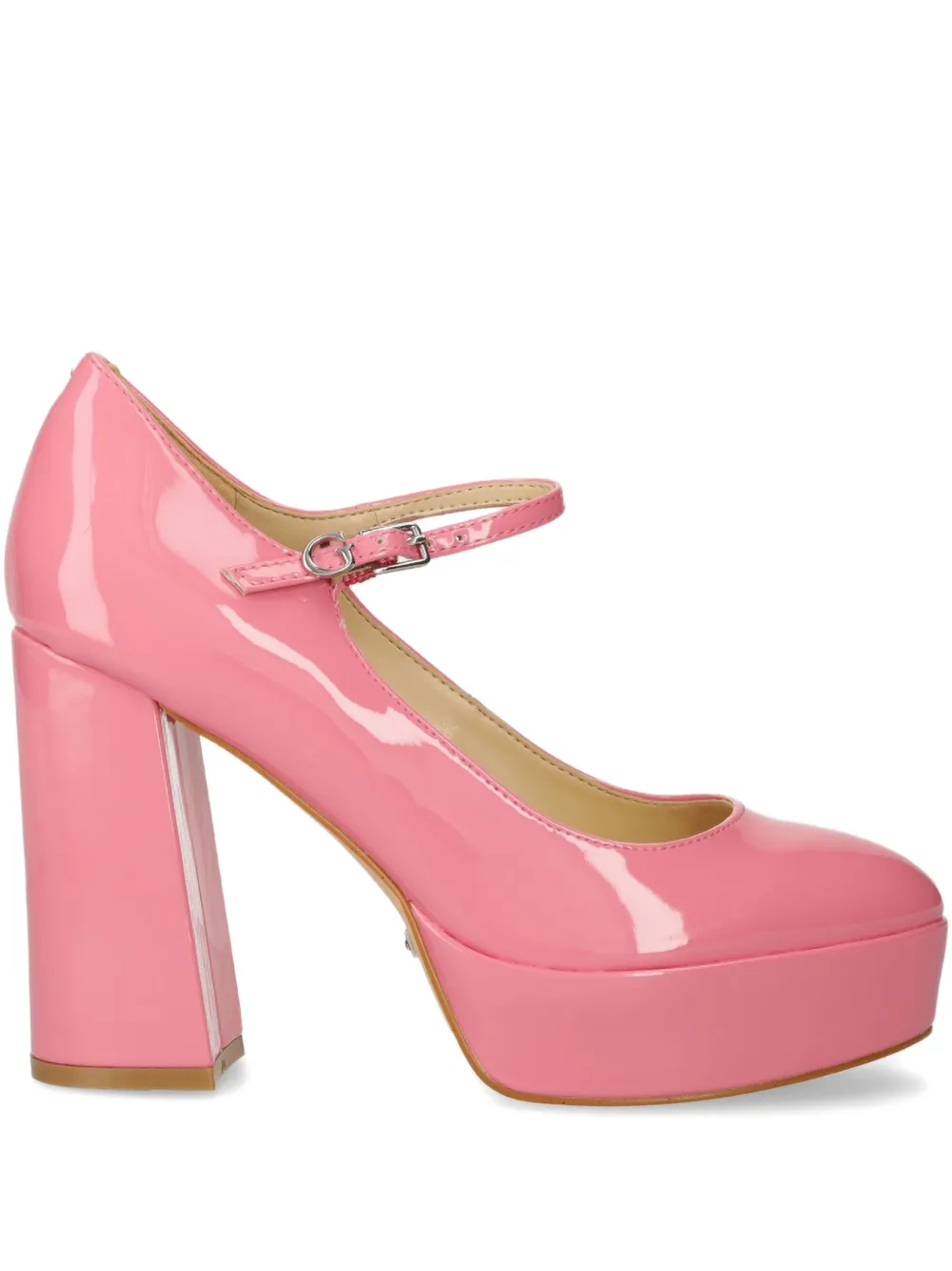 GUESS USA 110mm leather pumps Pink