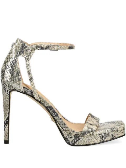 GUESS USA sandalias con estampado de piel de serpiente y tacón de 110mm