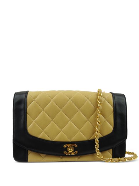 HOT SALE CHANEL 1992 medium Diana shoulder bag Women