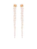 Simone Rocha crystal-embellished dangle earrings - Pink