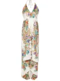 ETRO floral-print midi dress - White