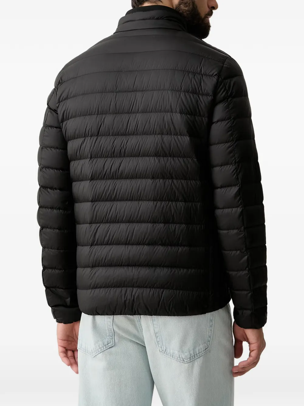 GUESS USA packable padded jacket Zwart