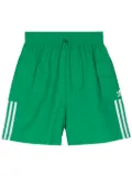 adidas 3 stripes cargo track shorts - Green