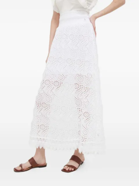 GUESS USA broderie anglaise lace skirt